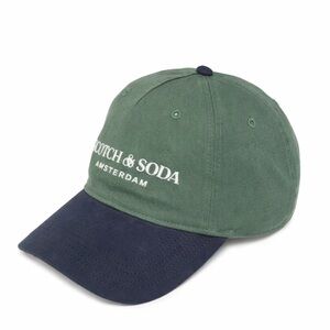 Scotch & Soda Forest Green &  Navy Baseball Cap